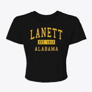 Lanett Alabama Classic Established Women's Crop Top