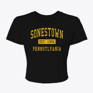Sonestown Pennsylvania Classic Established Women's Crop Top