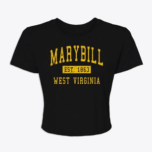 Marybill West Virginia Classic Established Women's Crop Top