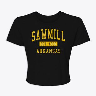 Sawmill Arkansas Classic Established Women's Crop Top