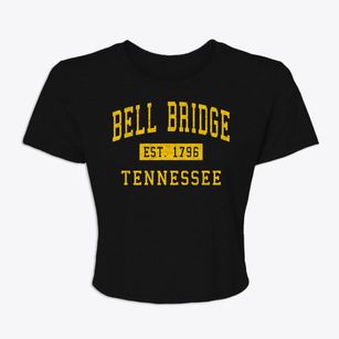 Bell Bridge Tennessee Classic Established Women's Crop Top