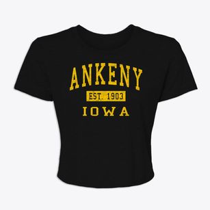 Ankeny Iowa Classic Established Women's Crop Top