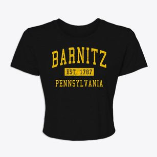 Barnitz Pennsylvania Classic Established Women's Crop Top