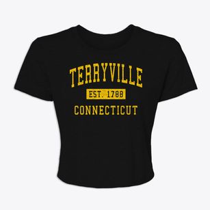 Terryville Connecticut Classic Established Women's Crop Top