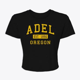Adel Oregon Classic Established Women's Crop Top