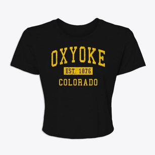 Oxyoke Colorado Classic Established Women's Crop Top
