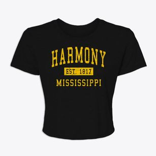 Harmony Mississippi Classic Established Women's Crop Top