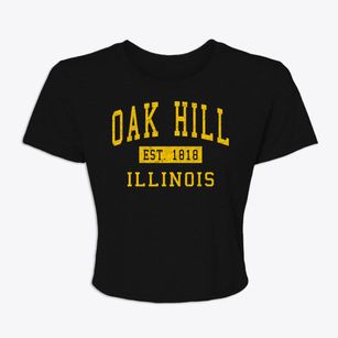 Oak Hill Illinois Classic Established Women's Crop Top