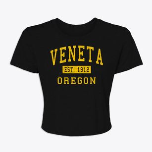 Veneta Oregon Classic Established Women's Crop Top