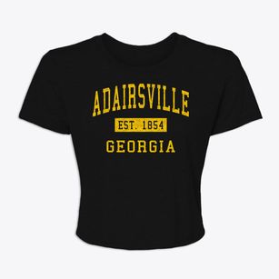 Adairsville Georgia Classic Established Women's Crop Top