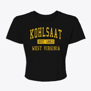 Kohlsaat West Virginia Classic Established Women's Crop Top