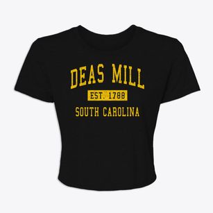 Deas Mill South Carolina Classic Established Women's Crop Top