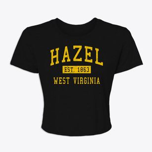 Hazel West Virginia Classic Established Women's Crop Top