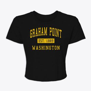 Graham Point Washington Classic Established Women's Crop Top