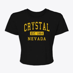 Crystal Nevada Classic Established Women's Crop Top