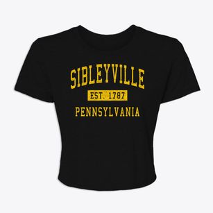 Sibleyville Pennsylvania Classic Established Women's Crop Top