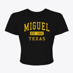 Miguel Texas Classic Established Women's Crop Top