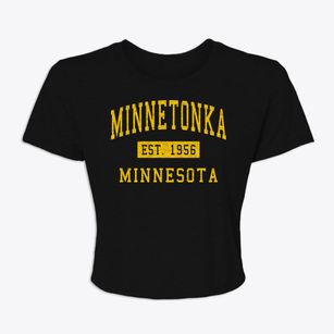 Minnetonka Minnesota Classic Established Women's Crop Top
