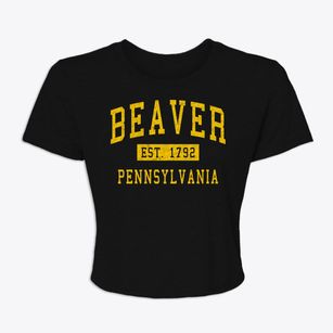 Beaver Pennsylvania Classic Established Women's Crop Top