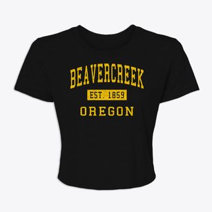 Beavercreek Oregon Classic Established Women's Crop Top