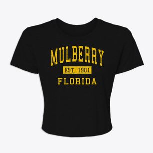 Mulberry Florida Classic Established Women's Crop Top