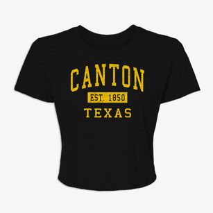 Canton Texas Classic Established Women's Crop Top