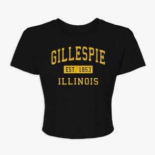Gillespie Illinois Classic Established Women's Crop Top