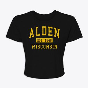 Alden Wisconsin Classic Established Women's Crop Top