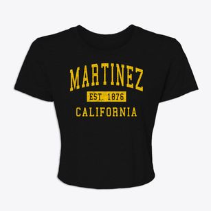 Martinez California Classic Established Women's Crop Top