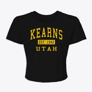 Kearns Utah Classic Established Women's Crop Top