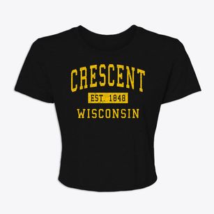 Crescent Wisconsin Classic Established Women's Crop Top