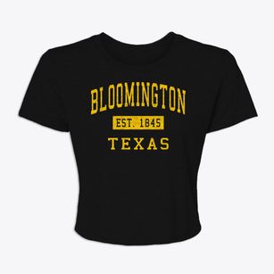Bloomington Texas Classic Established Women's Crop Top
