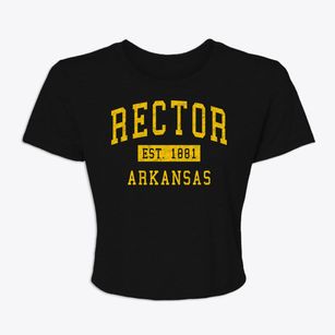 Rector Arkansas Classic Established Women's Crop Top