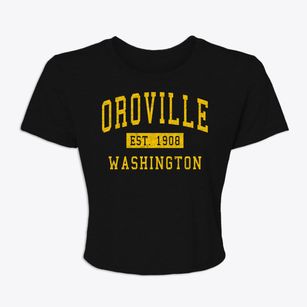 Oroville Washington Classic Established Women's Crop Top