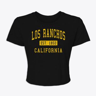 Los Ranchos California Classic Established Women's Crop Top