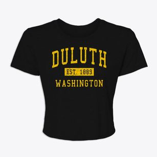 Duluth Washington Classic Established Women's Crop Top