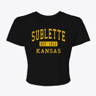 Sublette Kansas Classic Established Women's Crop Top