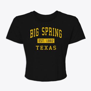 Big Spring Texas Classic Established Women's Crop Top