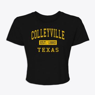 Colleyville Texas Classic Established Women's Crop Top