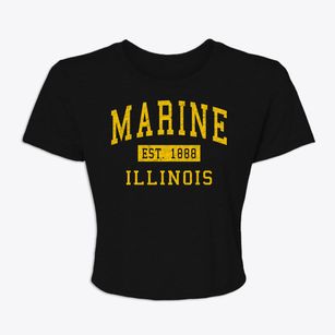 Marine Illinois Classic Established Women's Crop Top