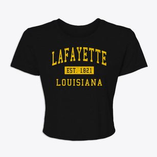 Lafayette Louisiana Classic Established Women's Crop Top