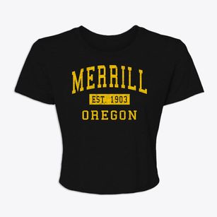 Merrill Oregon Classic Established Women's Crop Top