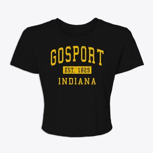 Gosport Indiana Classic Established Women's Crop Top