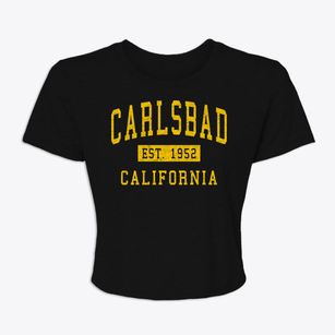 Carlsbad California Classic Established Women's Crop Top