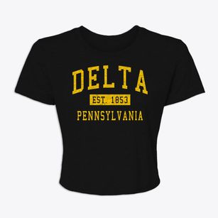 Delta Pennsylvania Classic Established Women's Crop Top