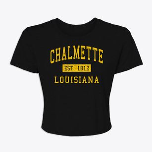 Chalmette Louisiana Classic Established Women's Crop Top