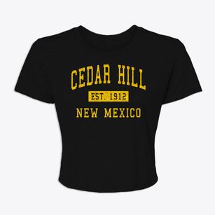 Cedar Hill New Mexico Classic Established Women's Crop Top