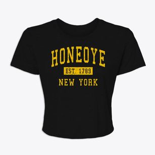 Honeoye New York Classic Established Women's Crop Top