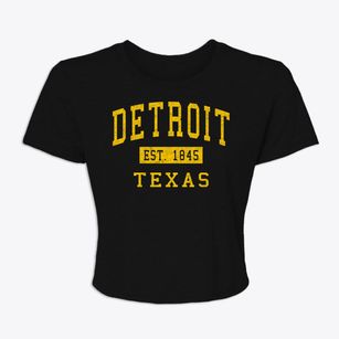 Detroit Texas Classic Established Women's Crop Top