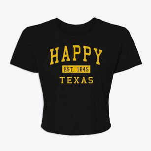 Happy Texas Classic Established Women's Crop Top